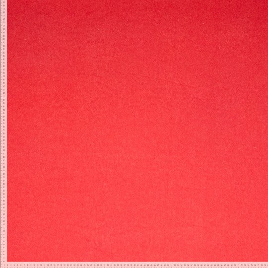Red denim