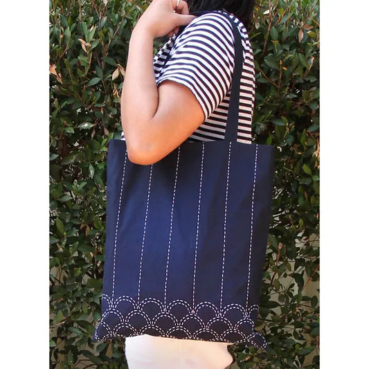 Sashiko tote bag kit