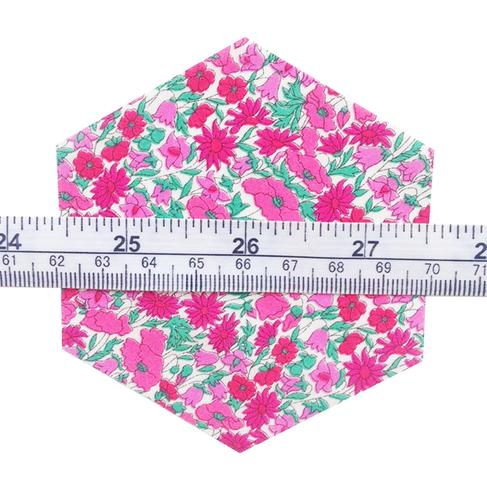 Alice Caroline - Liberty Tana Lawn® Hexagons – Rainbow Pack (30 Pieces, 1¾")