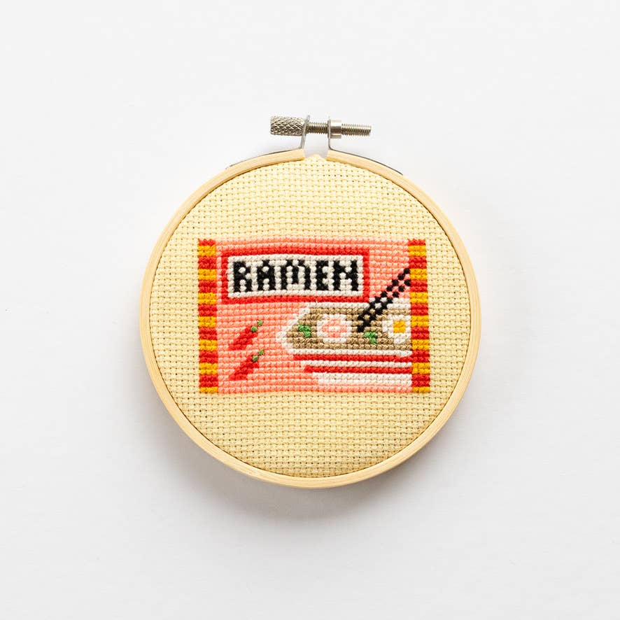 Ramen Beginner Cross Stitch Kit