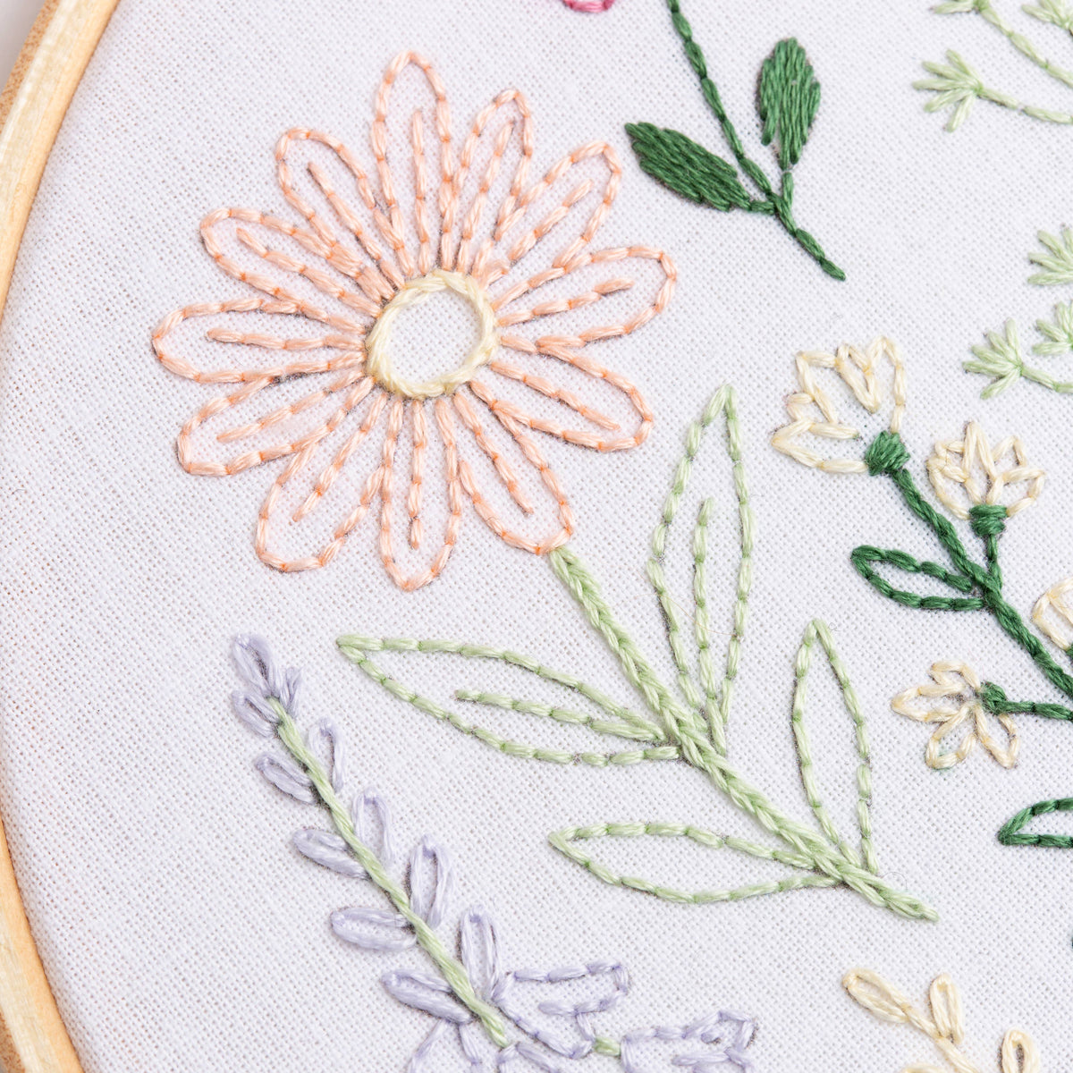 English Garden Embroidery Kit | Beginner Craft Kit