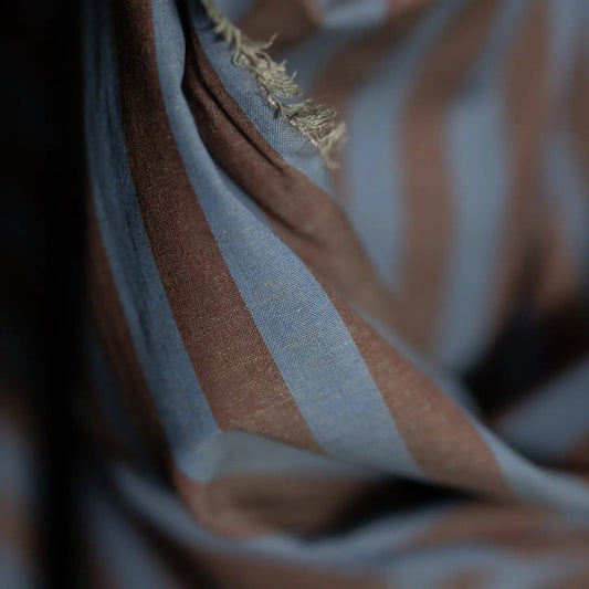 Merchant and Mills Workwear Organic Cotton/Linen Stripe
