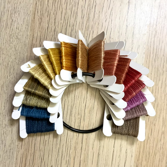 Wholecloth Studio - Plant Dyed Thread Set Perle 8