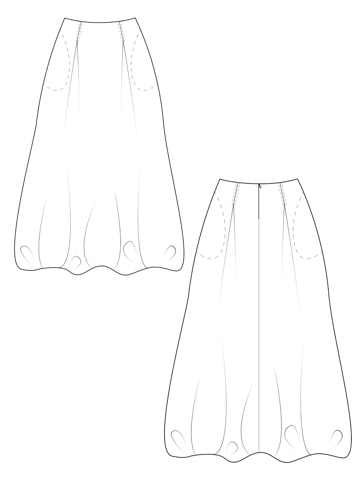 The Universal Skirt Sewing Pattern