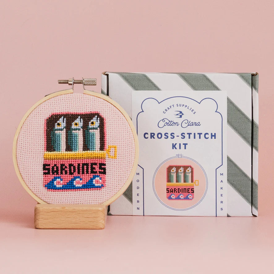 Cotton Clara sardines Cross Stitch