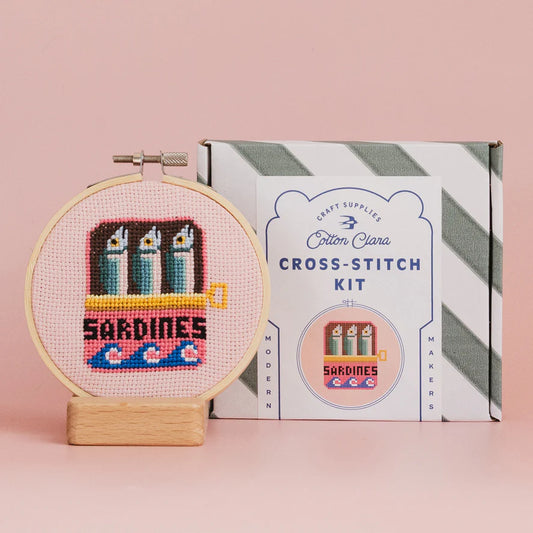 Cotton Clara sardines Cross Stitch