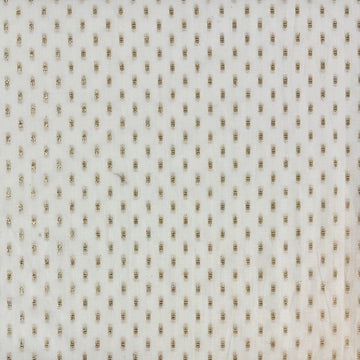 Gold Lurex Cotton Dobby Spot - Deadstock
