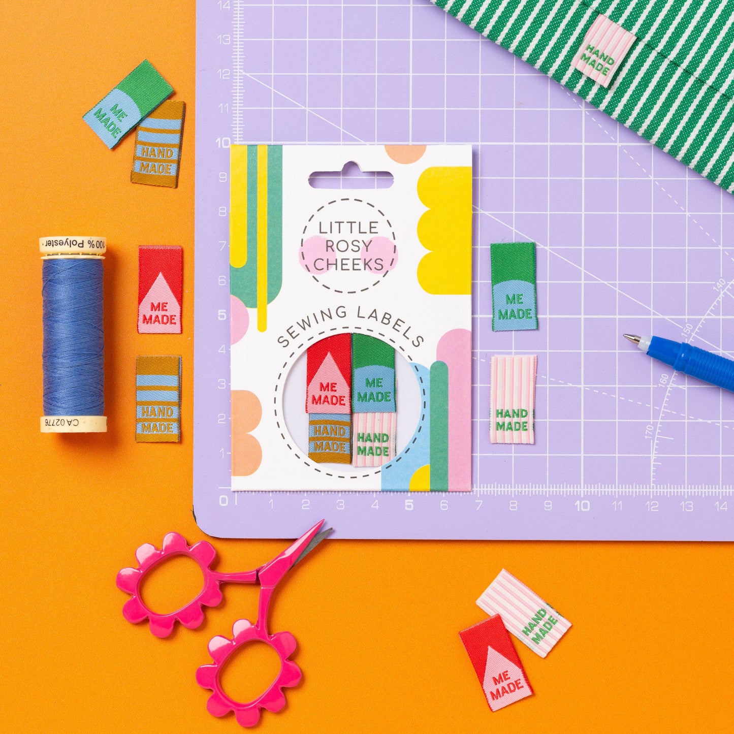MINI MADE COLOURS - Sewing Labels Tags