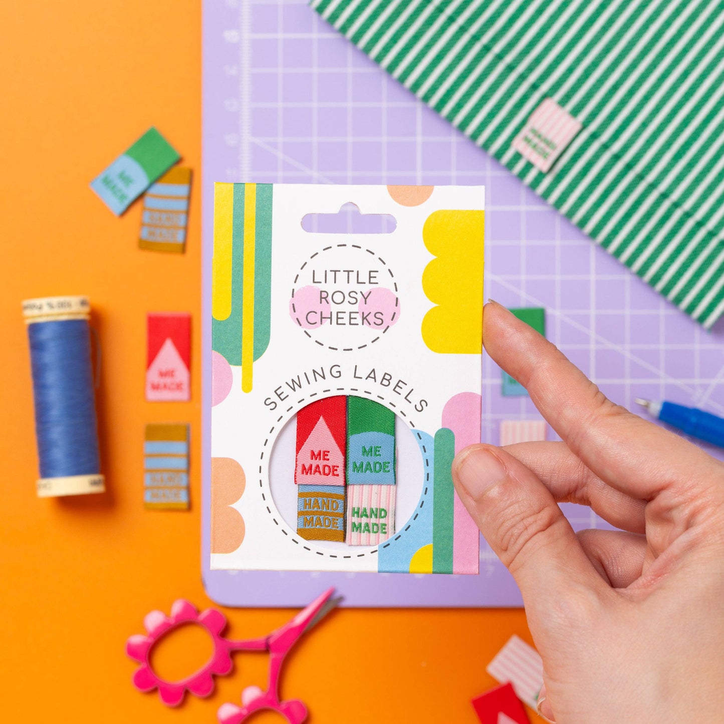 MINI MADE COLOURS - Sewing Labels Tags