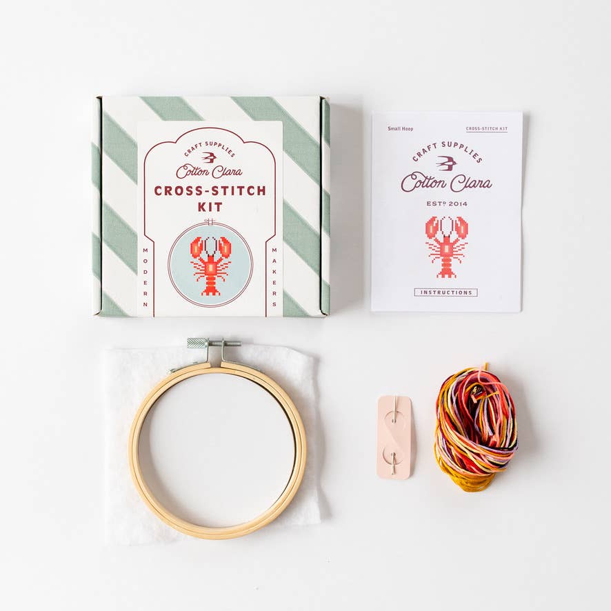 Lobster Cross Stitch Kit
