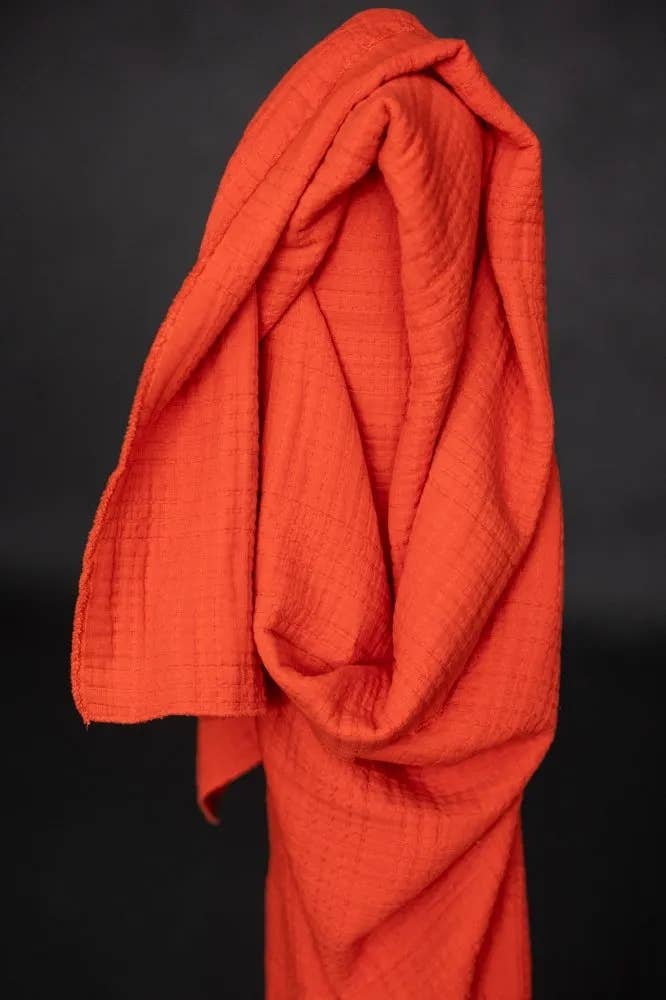 Soft Stitch Lolly Red Jacquard Cotton