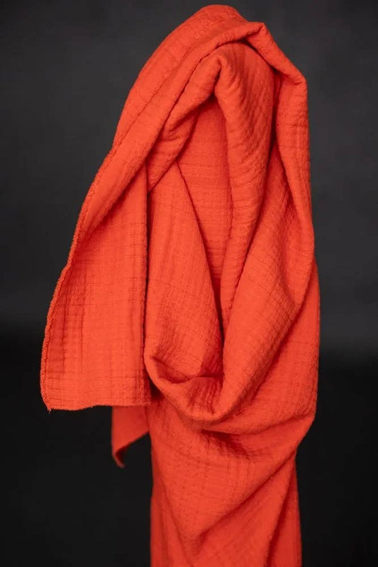 Soft Stitch Lolly Red Jacquard Cotton