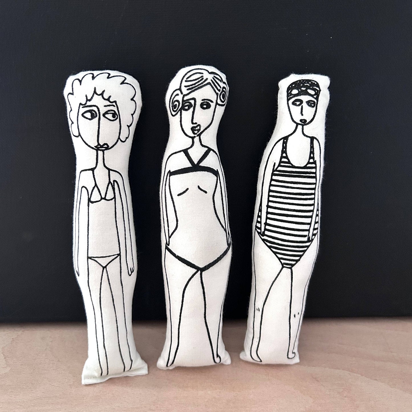 SWIMMERS - Sew Your Own Kit - Set Of 3