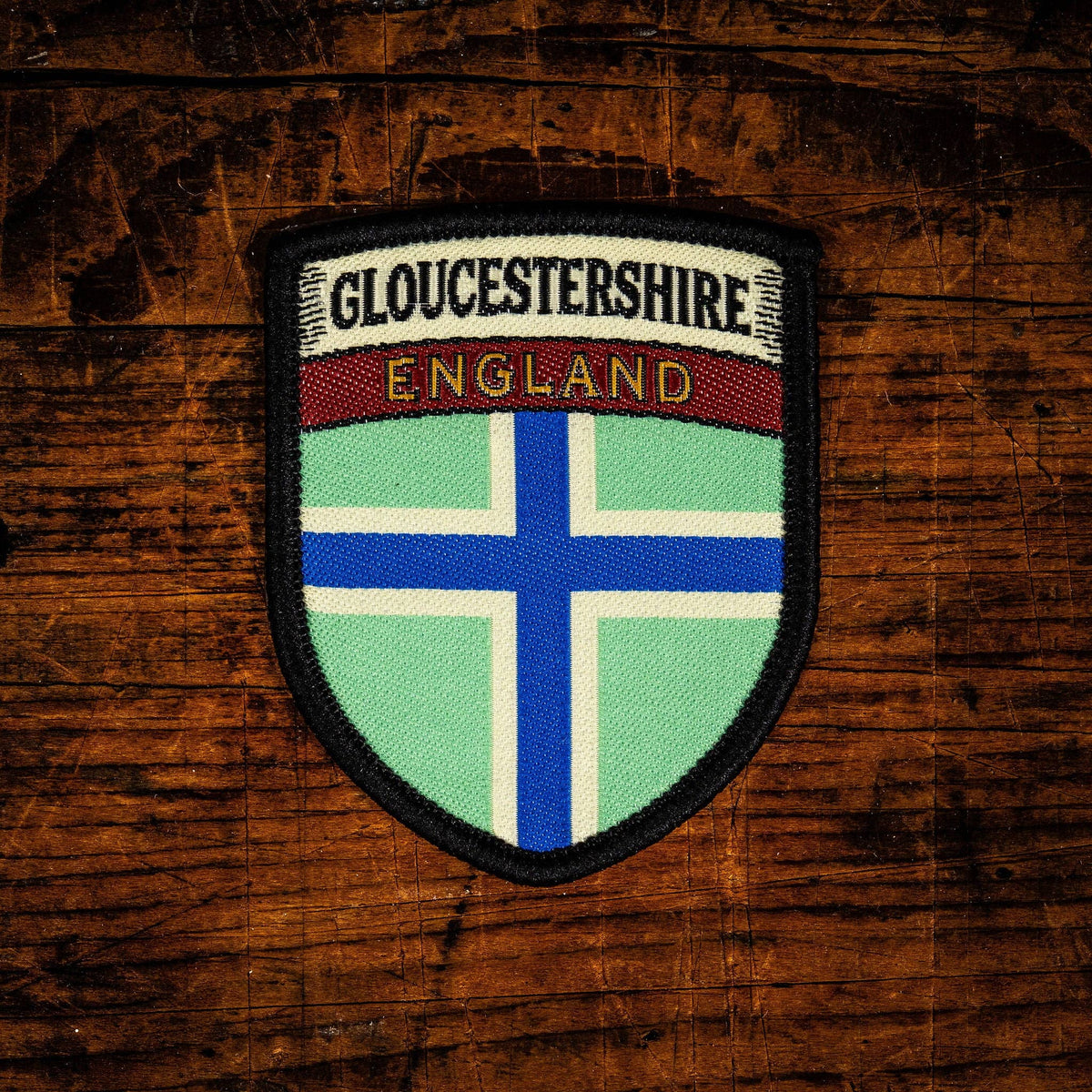 Gloucestershire county flag patch