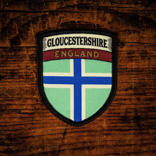 Gloucestershire county flag patch
