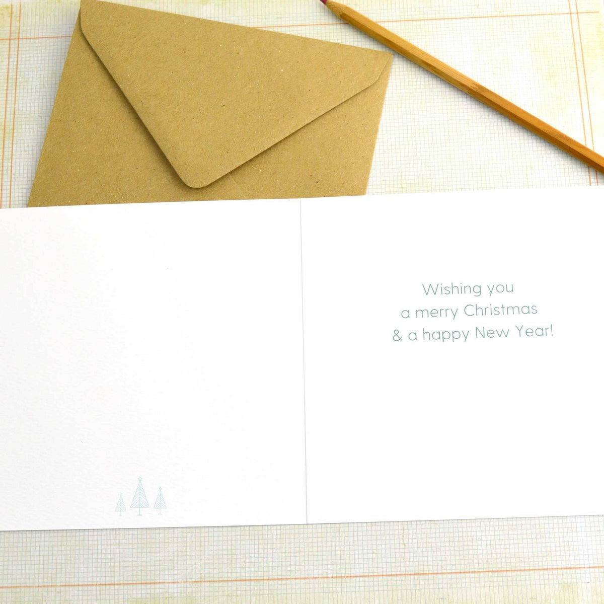 Mouse Family Christmas Card