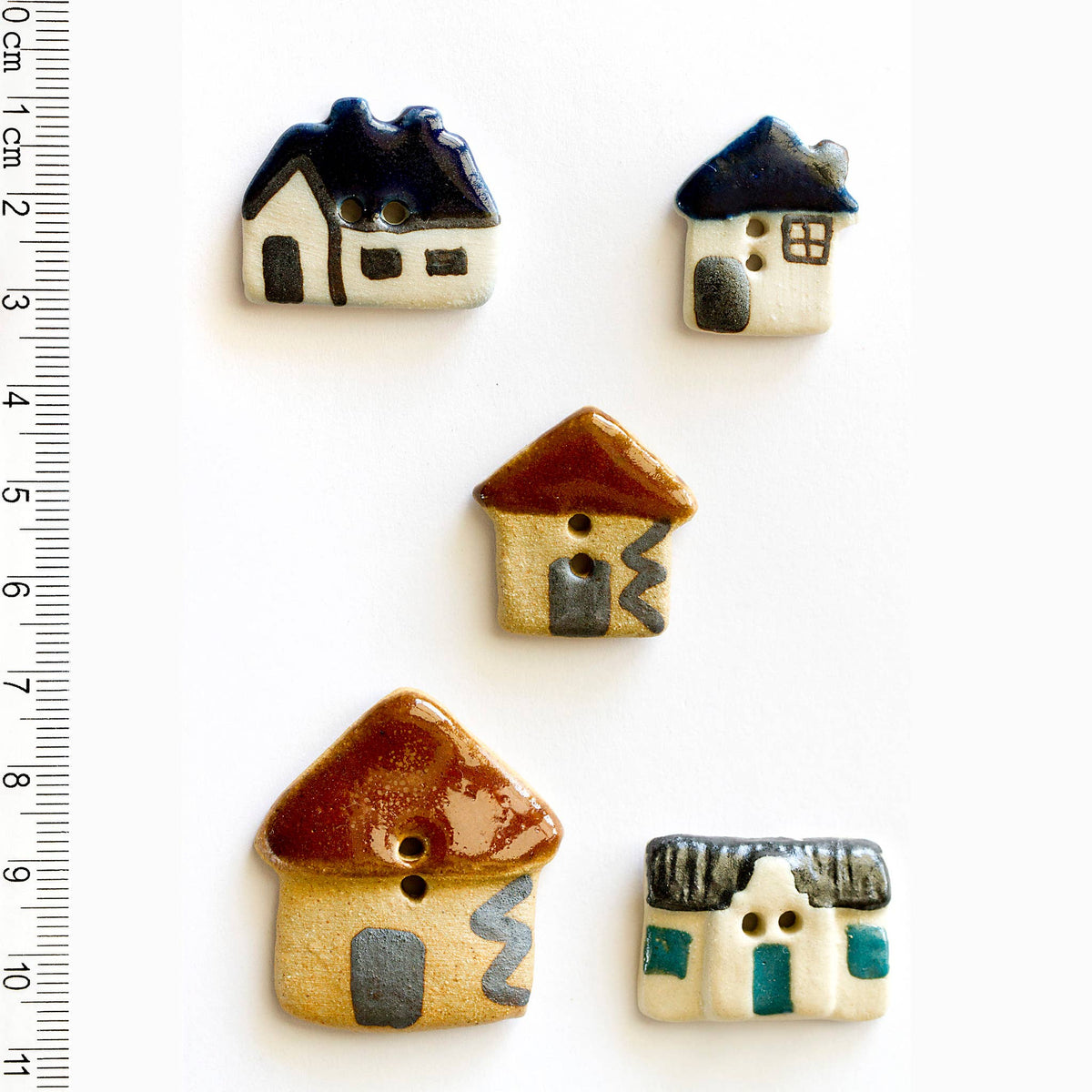 Handmade House Sewing Buttons