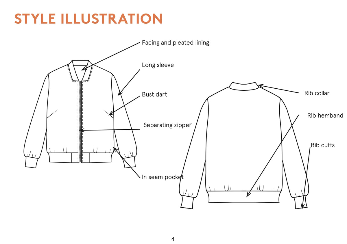 Amelia Bomber size 0-24