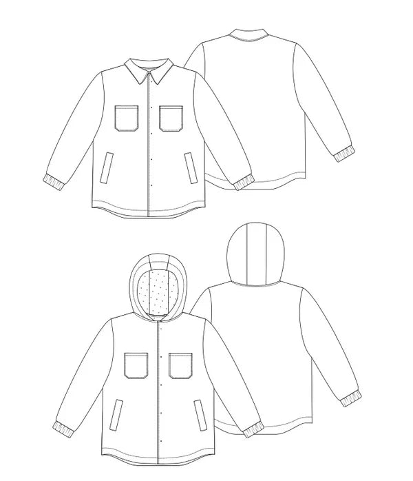 Beachcomber Jacket Pattern By Friday Pattern Company