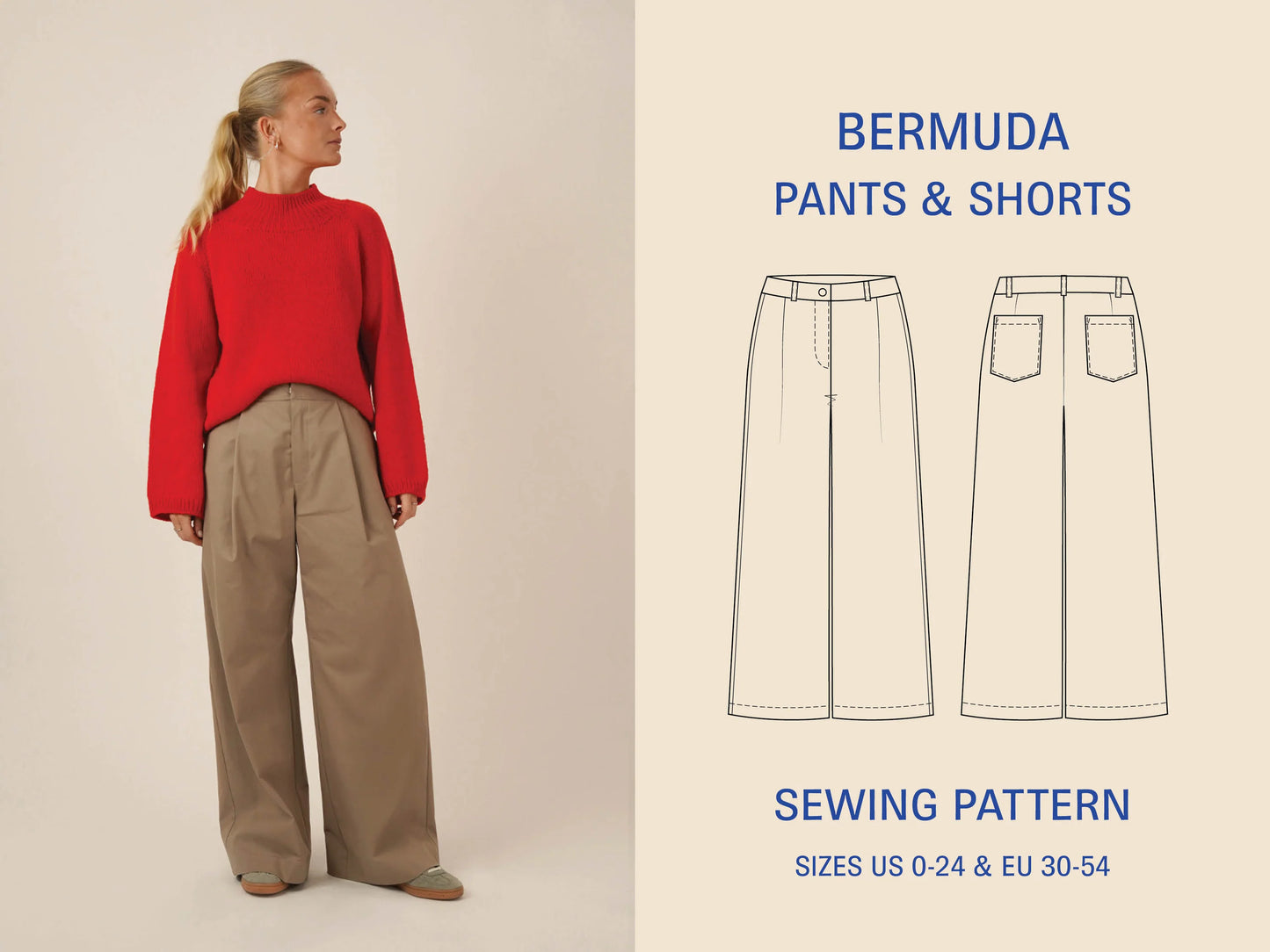 Wardrobe by me Bermuda Pants and Shorts Pattern
