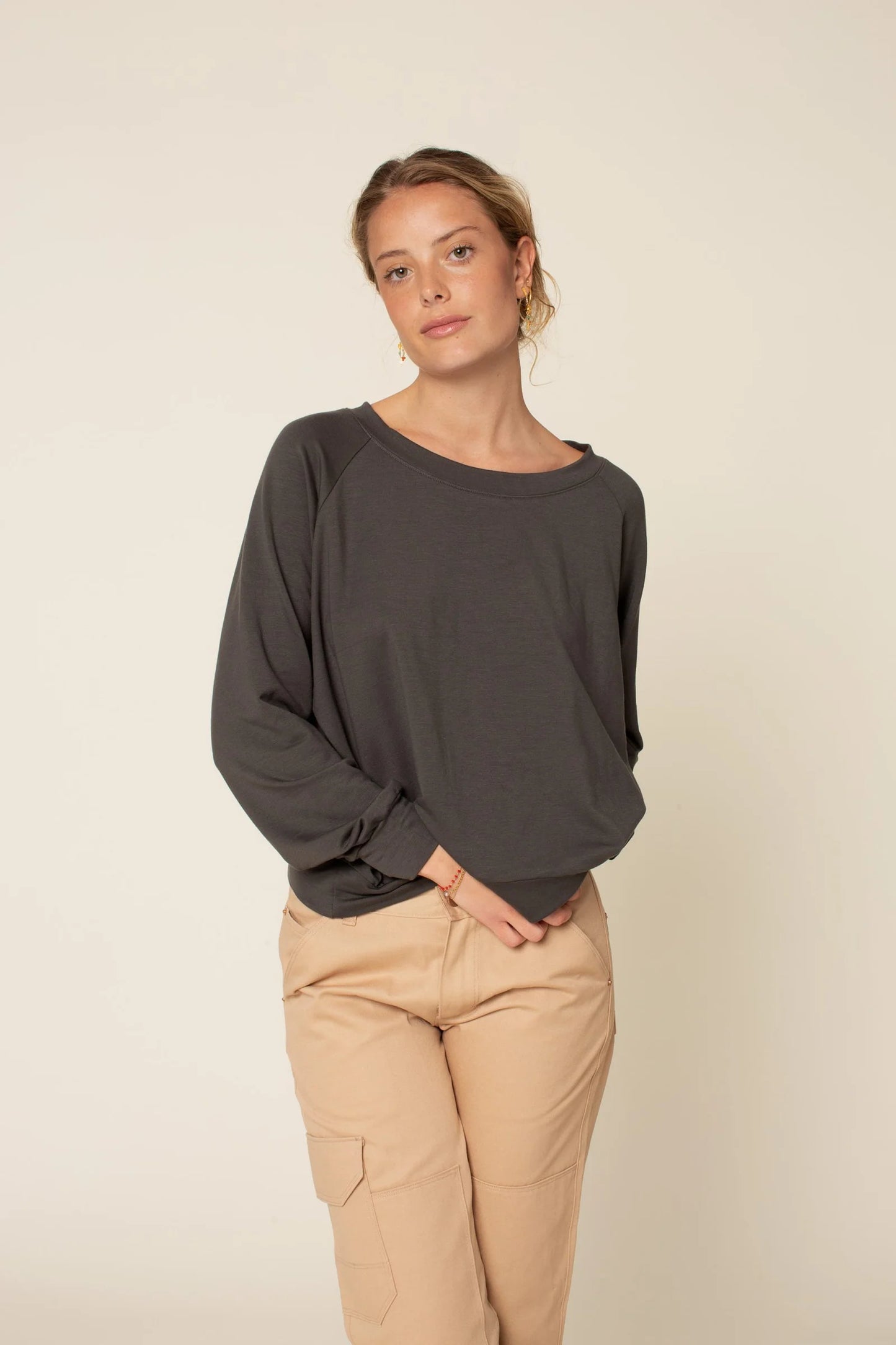 Boxy Raglan Sweatshirt Pattern by Wardrobe By Me