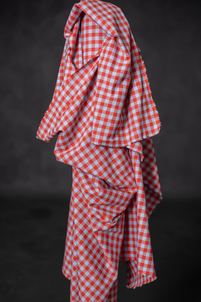 Merchant and Mills - HOT CANDY ORGANIC COTTON/LINEN GINGHAM