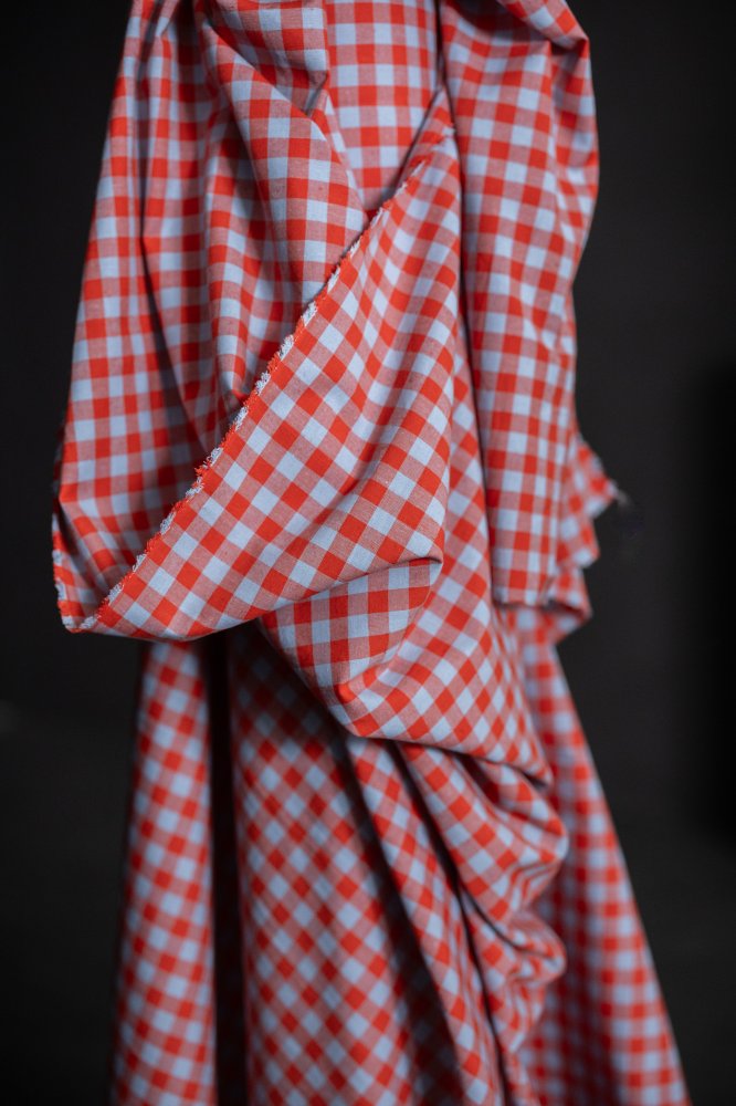 Merchant and Mills - HOT CANDY ORGANIC COTTON/LINEN GINGHAM