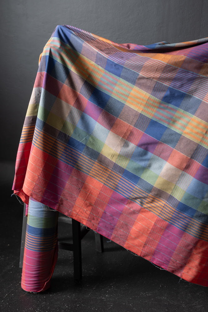 Evelyn Check Indian Cotton