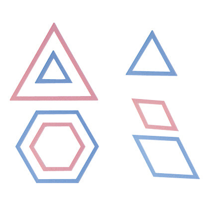 Patchwork Templates: Triangles/Hexagons