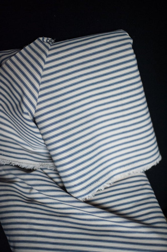 Merchant and Mills - TICKING BLUE EXTRA WIDE COTTON
