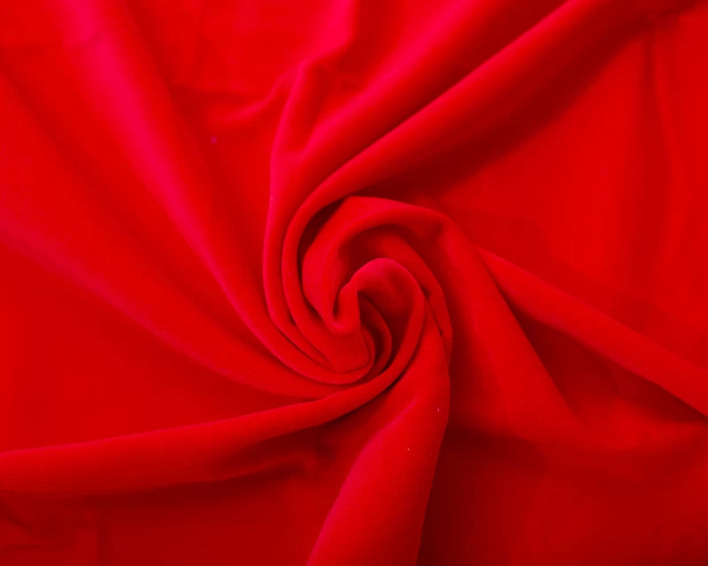 Cotton Velvet - Red