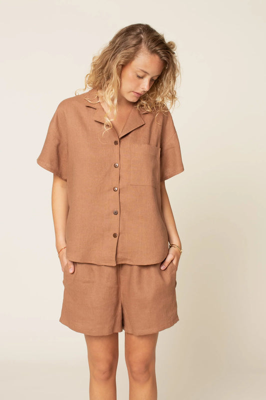 Camp shirt & Shorts Pattern By Wardrobe By Me