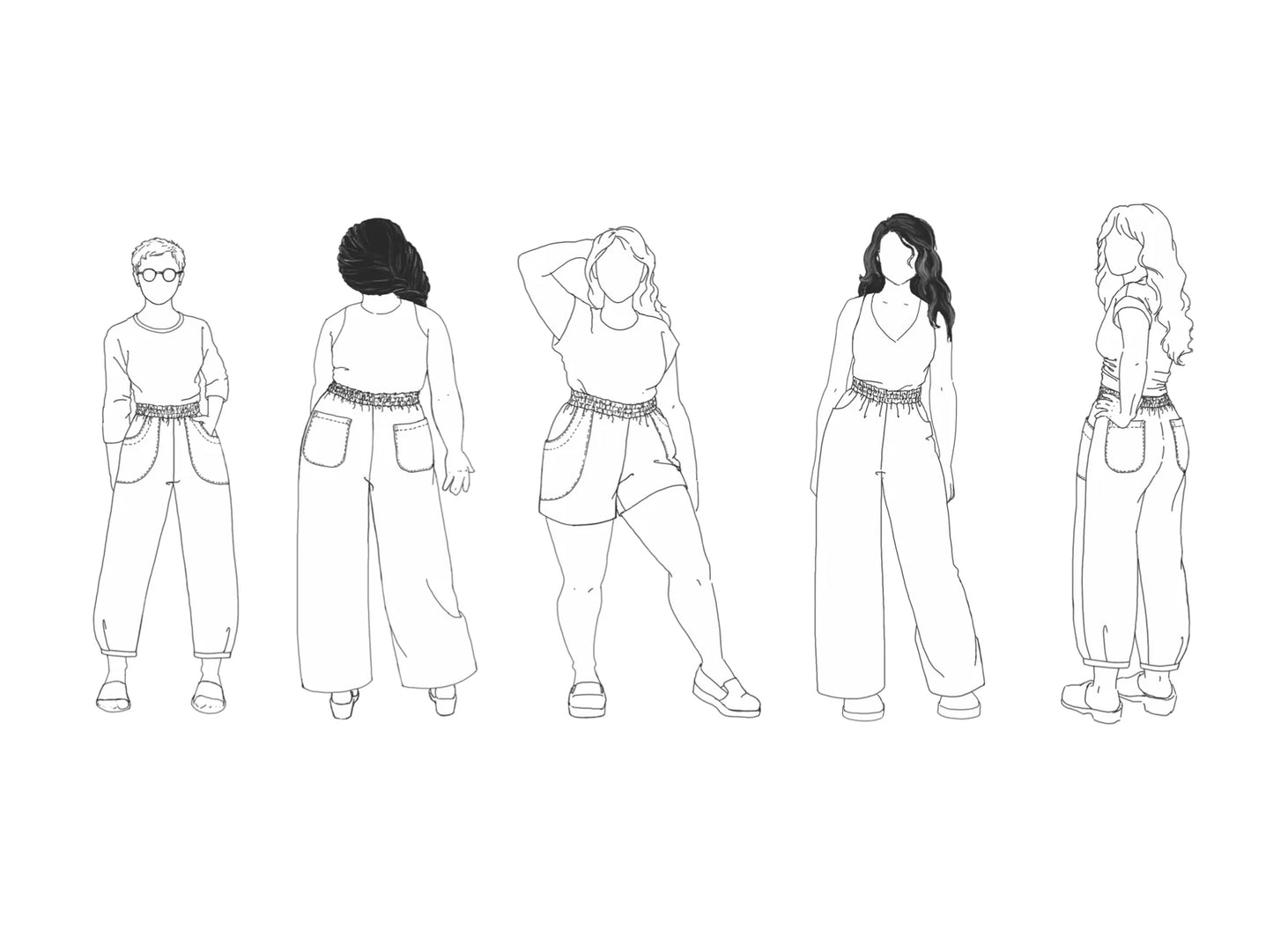 Chanterelle Pants And Shorts  Sew Liberated