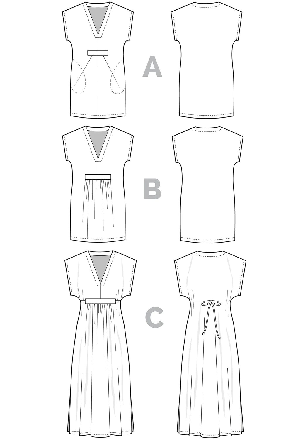 Charlie Caftan By Closet Core Patterns
