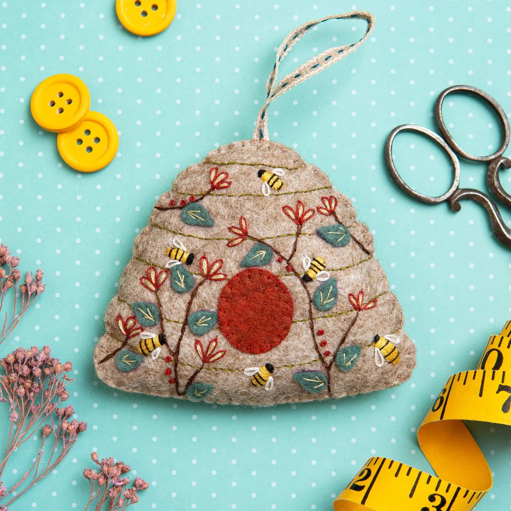 Corinne Lapierre Felt Craft Kit - Embroidered Beehive