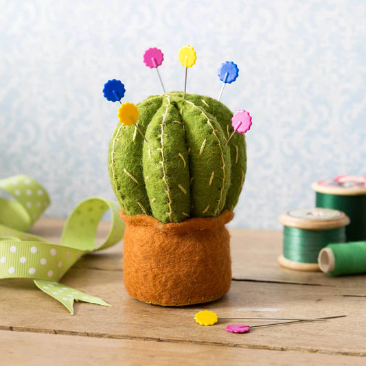 Corinne Lapierre Felt Craft Kit - Cactus Pincushion