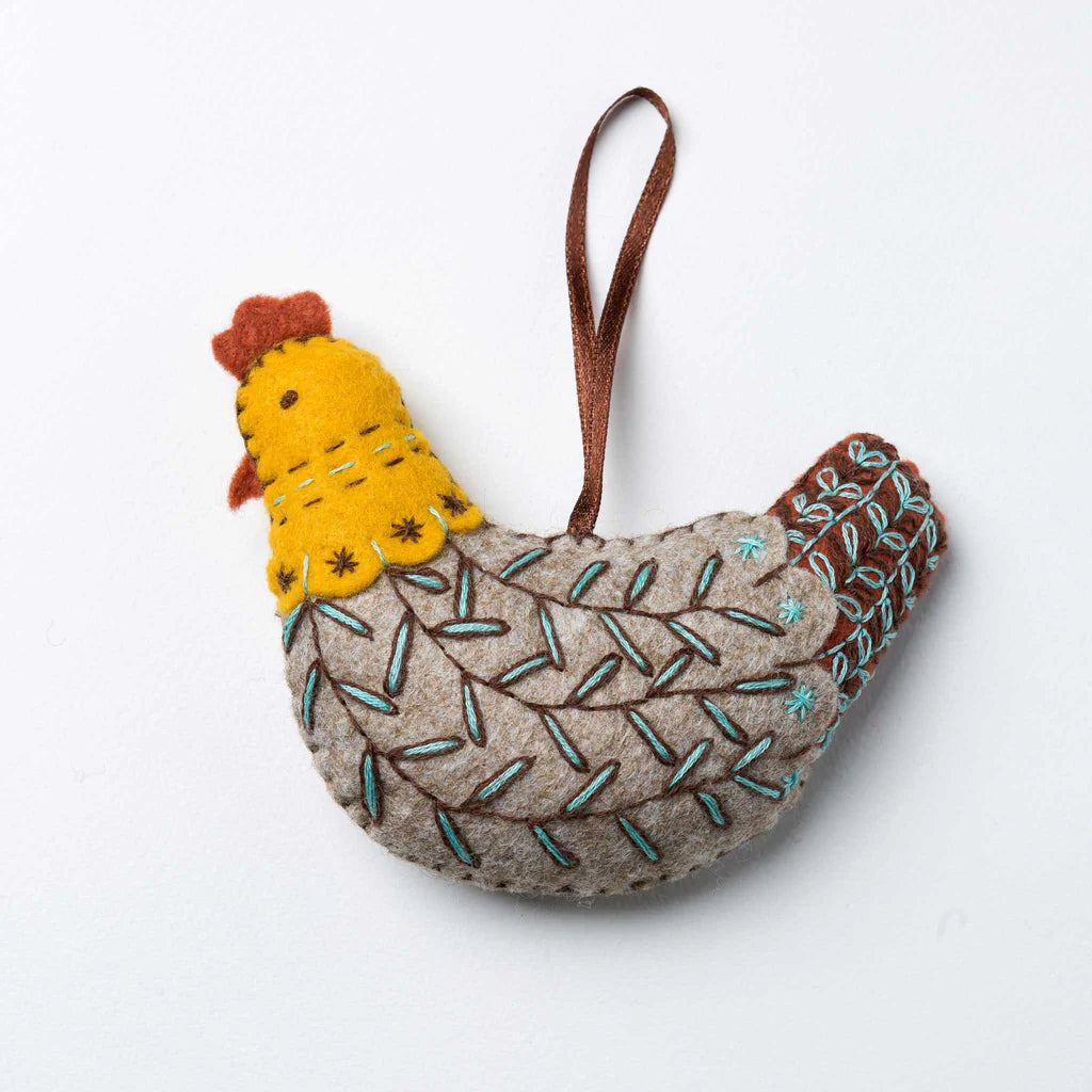 Corinne Lapierre Felt Craft Kit - French Hen
