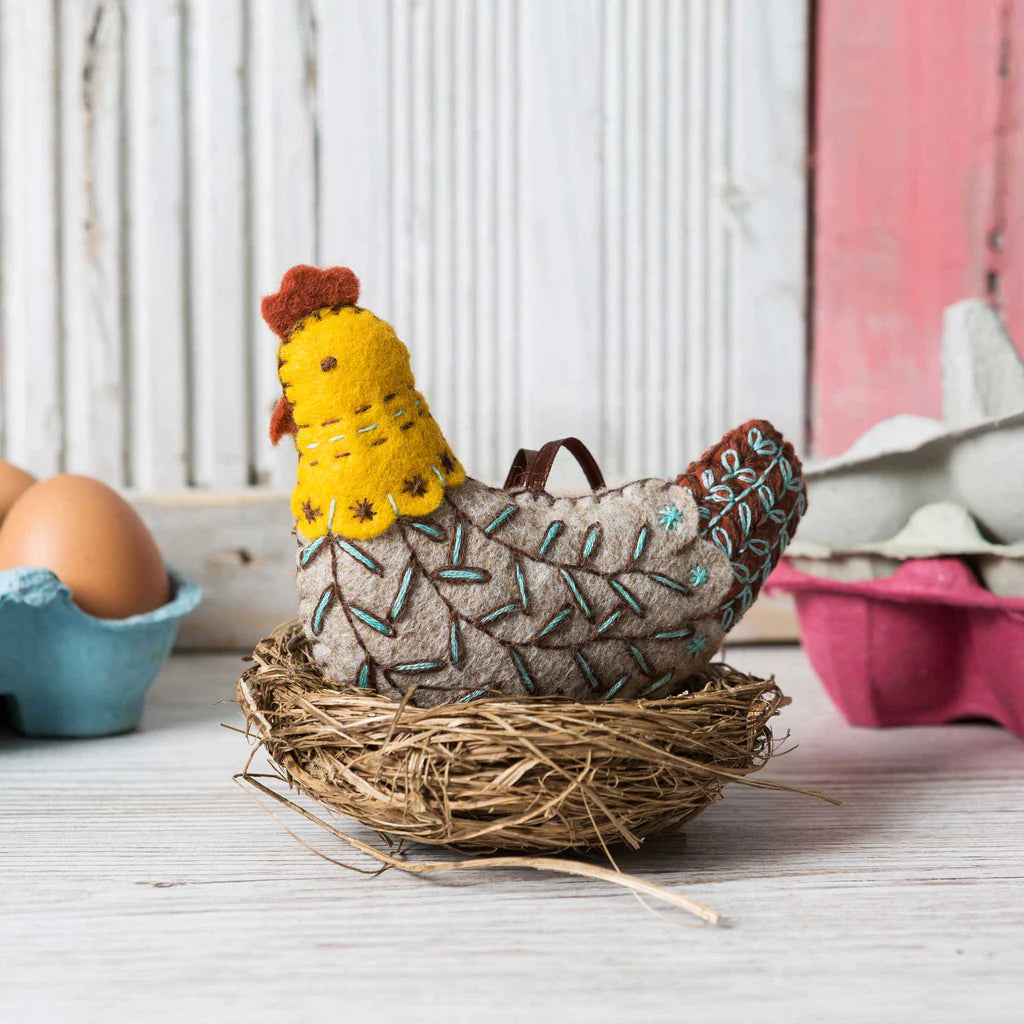 Corinne Lapierre Felt Craft Kit - French Hen
