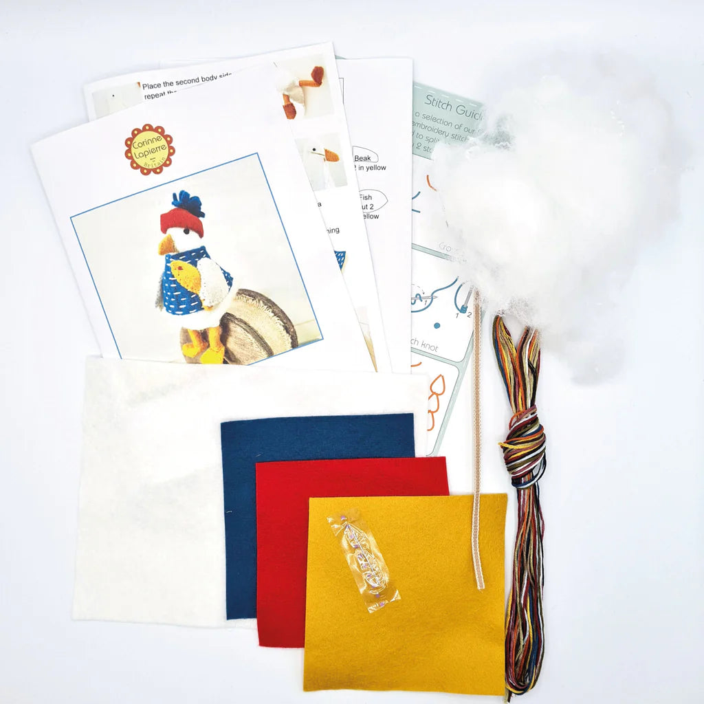 Corinne Lapierre Felt Craft Kit - Sam the Seagull