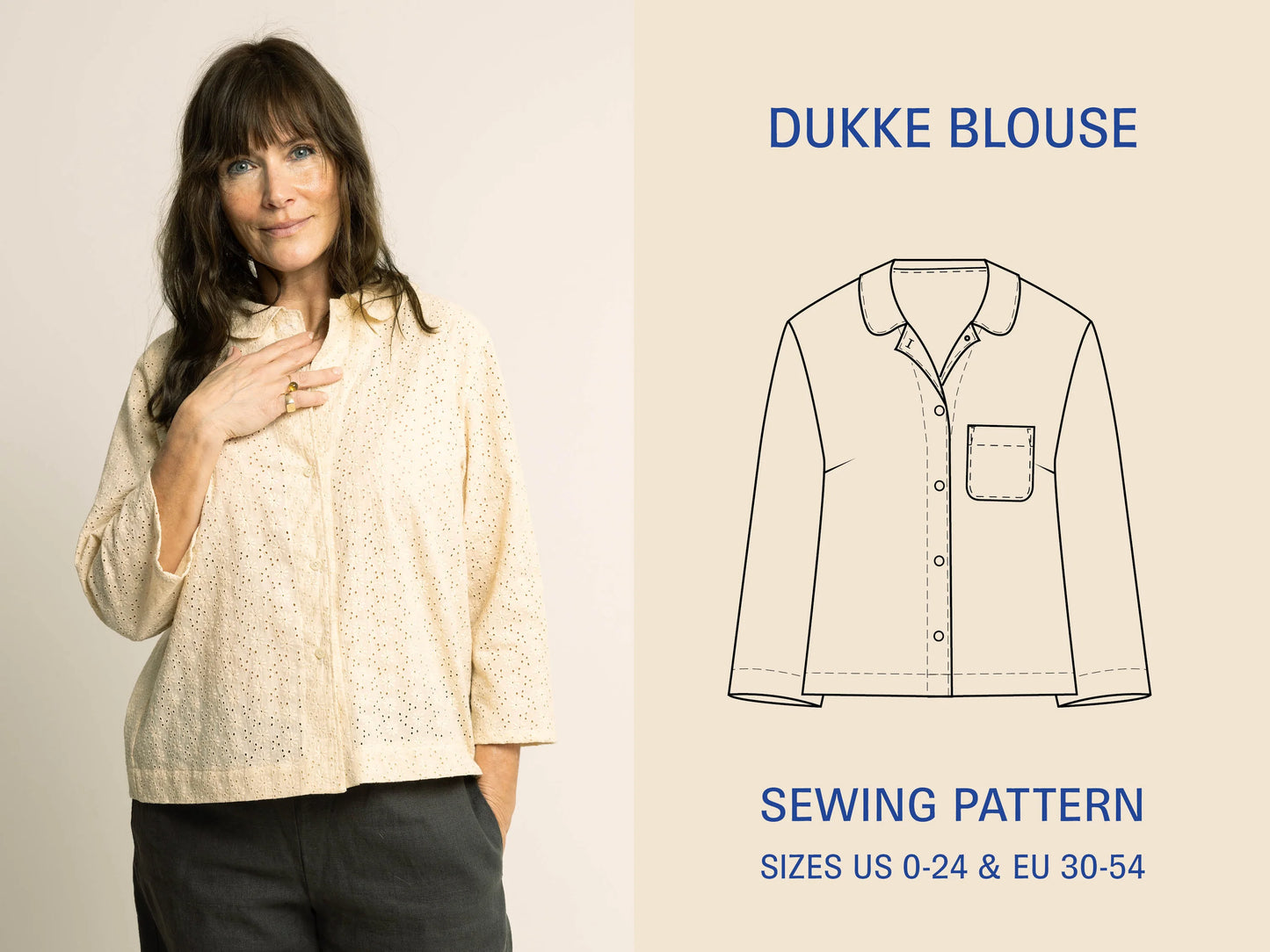 The Dukke Blouse Pattern By Wardrobe By Me