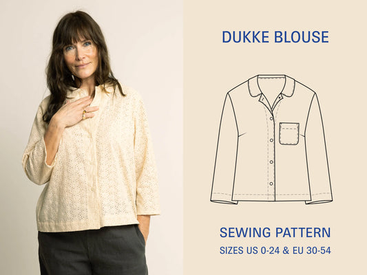The Dukke Blouse Pattern By Wardrobe By Me