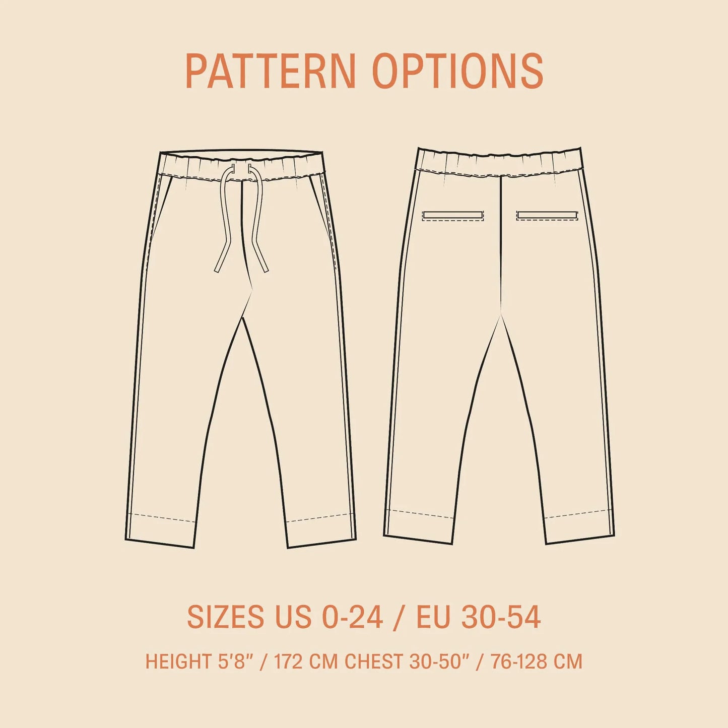 Easy Pants Pattern by Wardrobe By Me