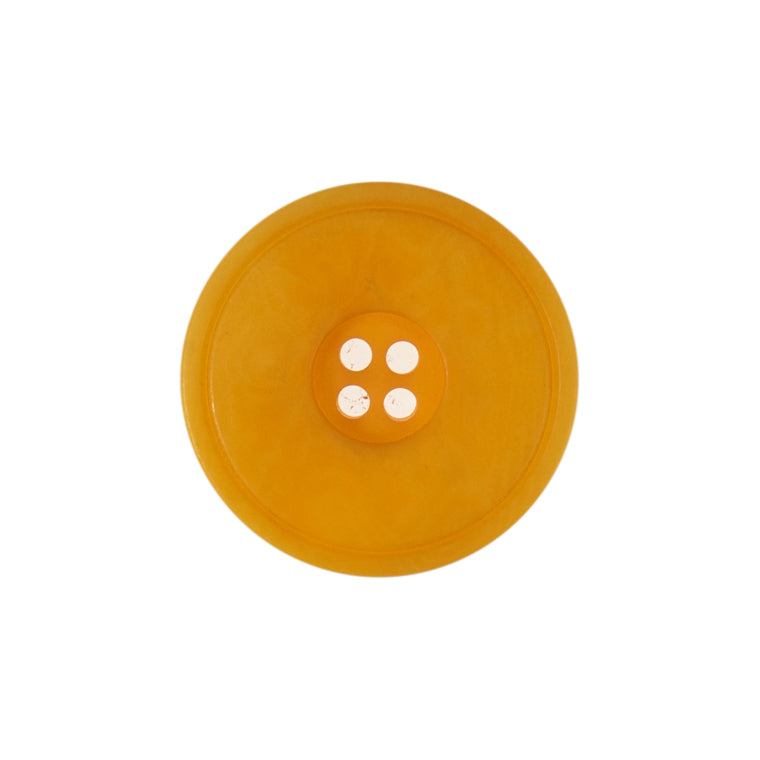 Corozo button 15mm - dark yellow