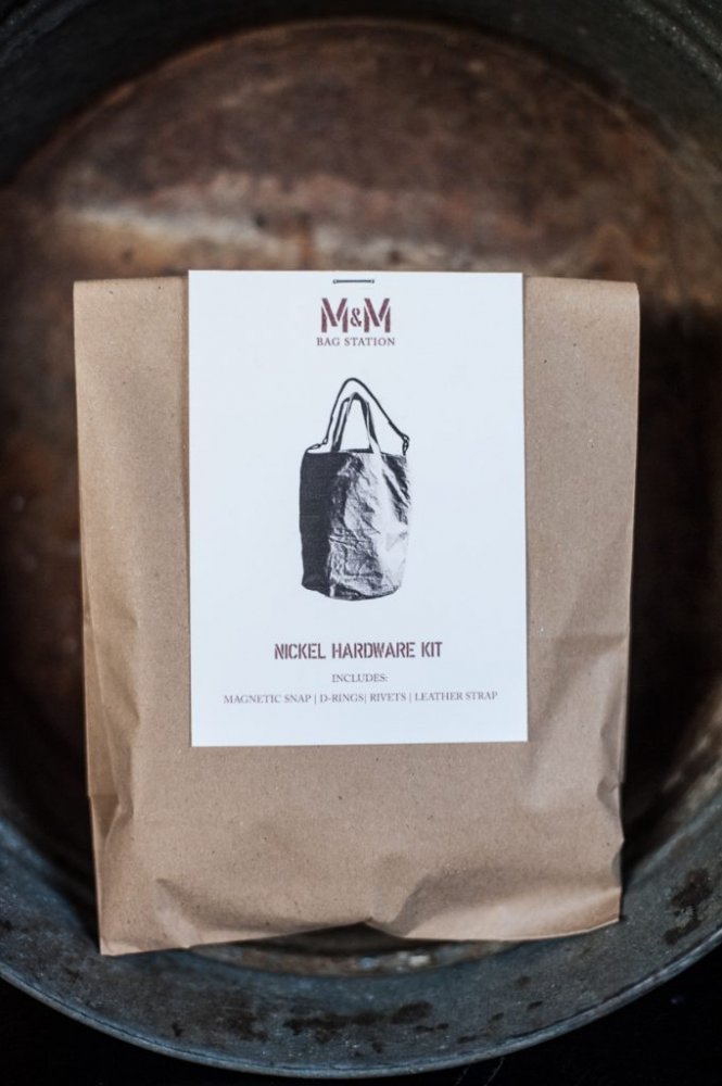 Merchant and Mills - Jack Tar Bag Hardware Kit - Nickel