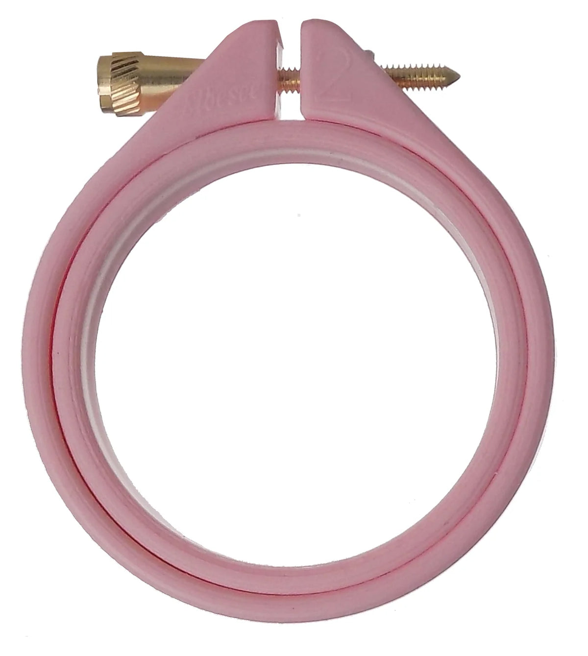 Mini Embroidery Hoop with Screw - 3inch Pink