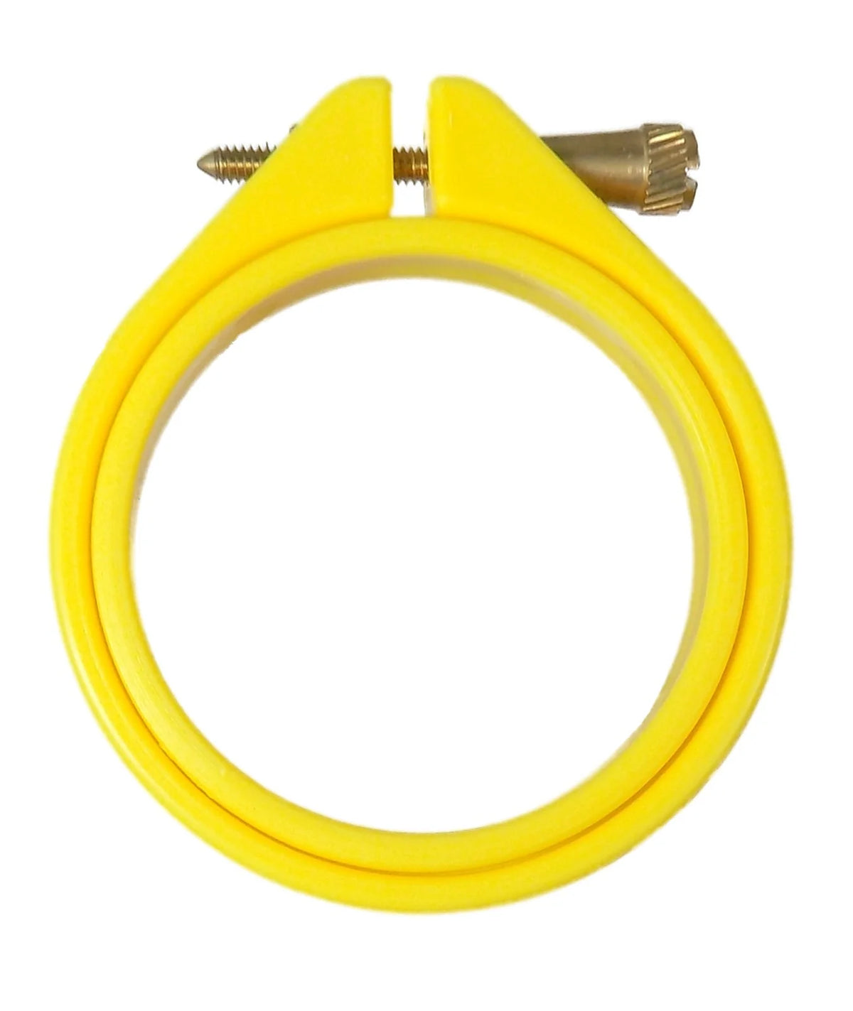 Mini Embroidery Hoop with Screw - 3inch Yellow