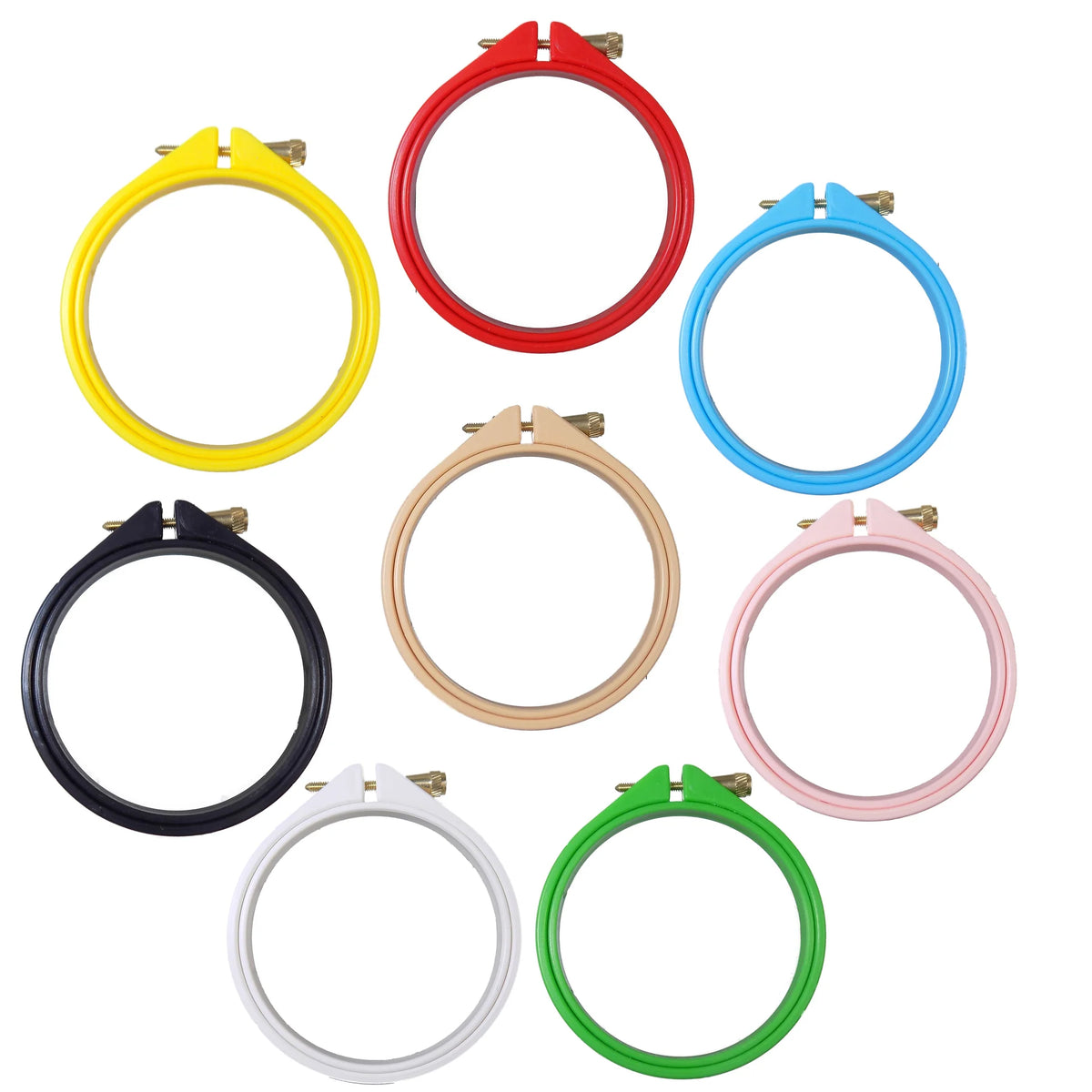 Mini Embroidery Hoop with Screw - 3inch Blue