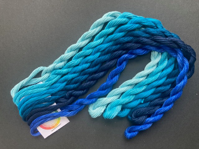 Ocean Voyage P8 Paintbox Perle 8 threads pack 6