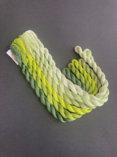 Spring time Perle 12 Paintbox threads pack 6