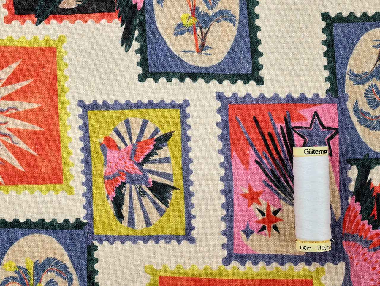 Fabric Godmother - Yoko Viscose & Linen - Ivory